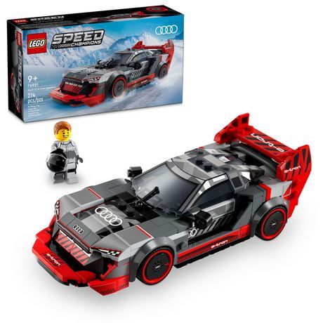 LEGO Speed Champions Audi S1 e-tron quattro Race Car Toy Vehicle, Buildable Audi Toy Car Model for Kids, Red Toy Car for Build and Display, Gift Idea for Boys and Girls Aged 9 Years Old and Up, 76921, Includes 274 Pieces, Ages 9+