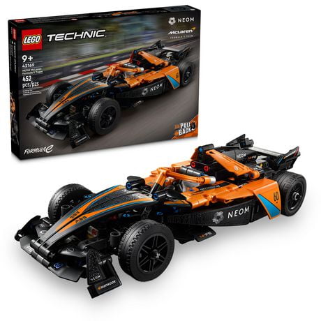 LEGO Technic NEOM McLaren Formula E Race Car 42169 Ensemble de construction (452 pièces) Comprend 452 pièces, 9+ ans