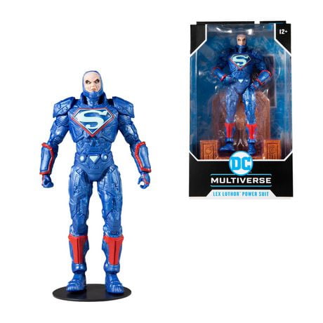 Lex Luthor w/Blue Power Suit and Throne