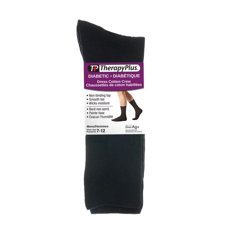 Therapy Plus Diabetic Men's Dress Cotton Socks | Walmart Canada