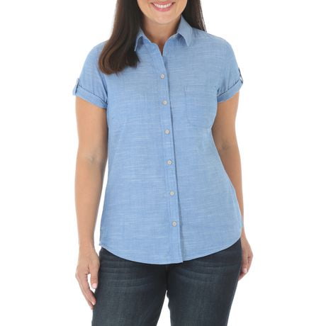 Riders by Lee Women's Short Sleeve Woven Top | Walmart Canada