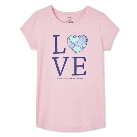 George Girls' Graphic Tee | Walmart Canada