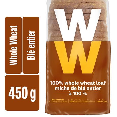 WW™ 100% Whole Wheat Loaf, 450 g