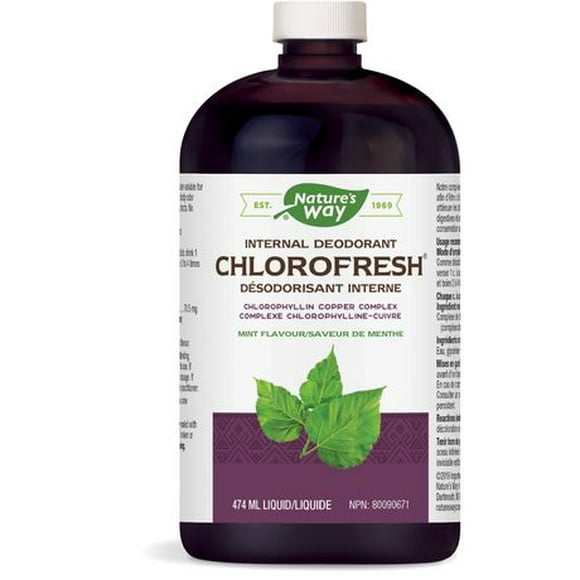 Déodorant interne à la menthe Chlorofresh de Nature's Way