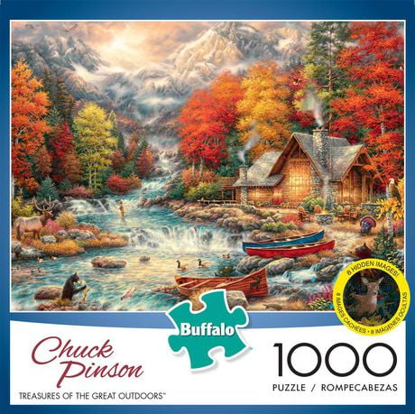 Buffalo Games - Chuck Pinson - Treasures of the Great Outdoors - 1000 ...