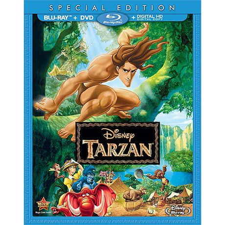 Tarzan (Blu-ray + DVD + Format Numérique HD)