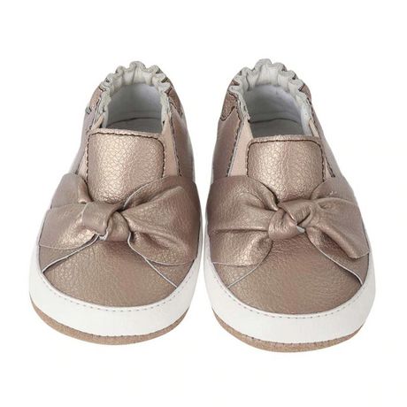 Robeez - Baby, Infant, Girls Bella's Bow Baby Shoes - Mini Shoez ...