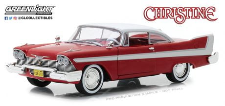 1983 Movie 1/24 Diecast Model Car by Greenlight 84071 1958 Plymouth Fury Red Christine 