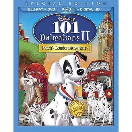 101 Dalmatians II: Patch's London Adventure (Blu-ray + DVD + Digital HD ...