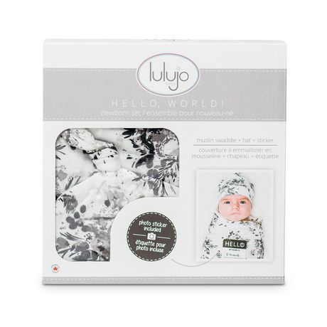 black swaddle set