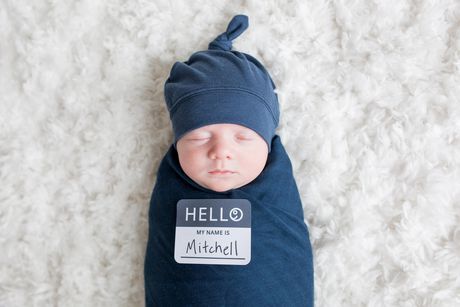 navy newborn hat