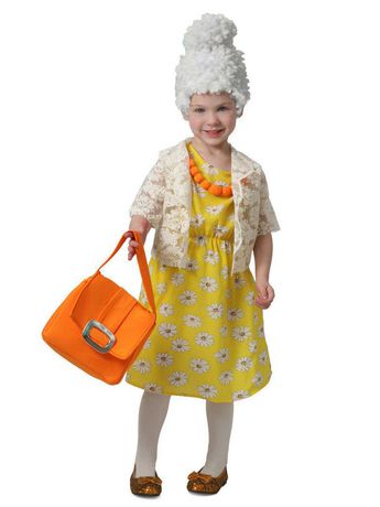Child 100 Year Old Lady Costume