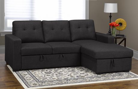 Sectional With Pull Out Bed Storage, Adjustable Sectional Sofa Bed With Storage Chaise
