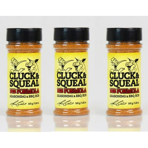 Cluck & Squeal - Pour côtes levées - ensemble de 3 (155 g chacun)