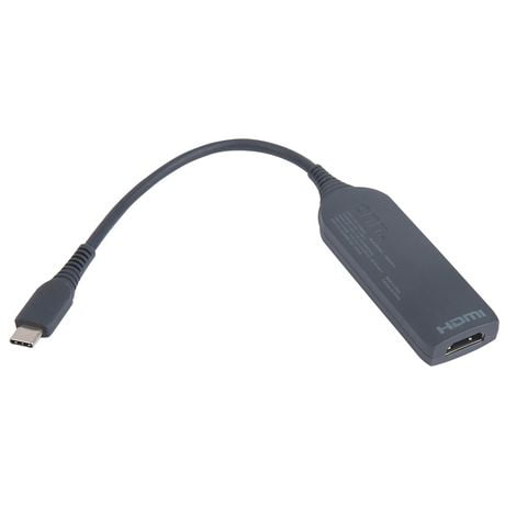 Adaptateur 3-en-1 HDMI USB 3.0 USB-C avec Power Delivery 3.0 de 10 cm (4 po) onn.
