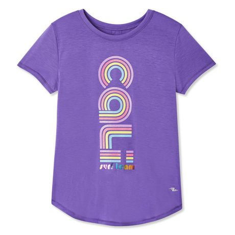 Athletic Works Girls' Active Graphic Split-Back Tee | Walmart Canada