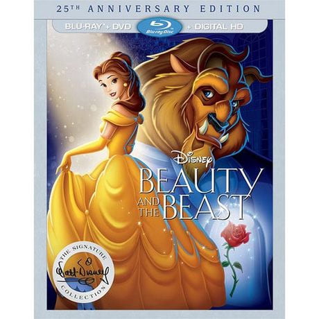 La Belle et la Bête (Édition 25e anniversaire) (Blu-ray + DVD + HD Numérique)