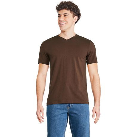 George Men's Stretch V-Neckline Tee - Walmart.ca