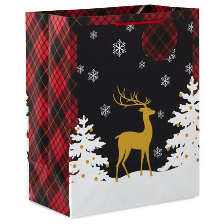 Hallmark Large Christmas Gift Bag (Golden Deer) | Walmart Canada