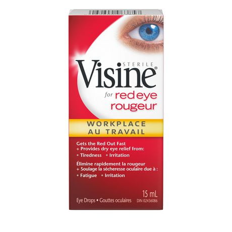 Visine for Red Eye, Workplace Redness Relief