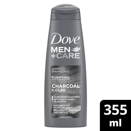 Dove Men Care Charcoal + Clay Shampoo, 355 ml Shampoo
