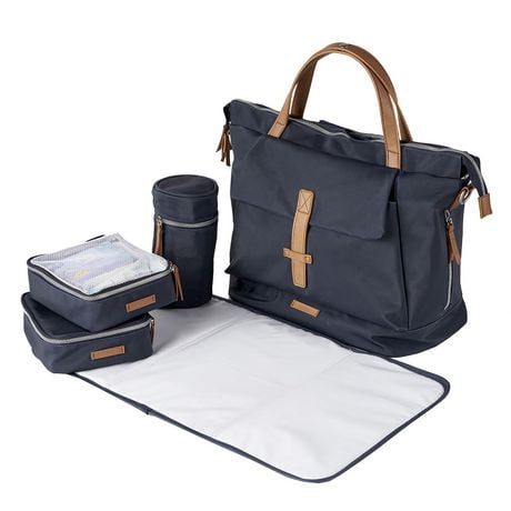 Bababing Diaper Bag - Erin Backpack - Grey Marl - Unisex and Multi-Functional - Large Main Compartment for Nappies, Wipes, Creams, Clothing, Muslins, and Toys - Ideal for Parents on the Go