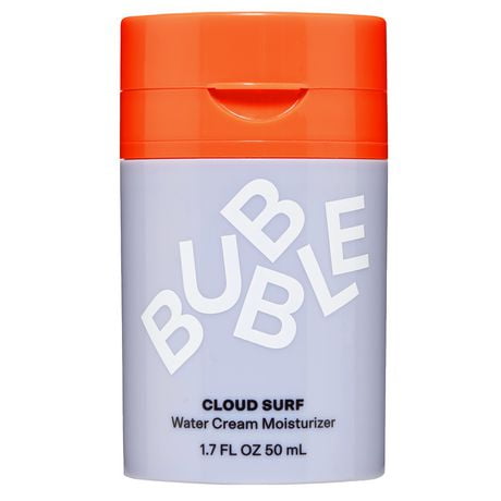 Bubble Skincare Cloud Surf Water Cream Hydratant pour le visage, pour tous les types de peau, 1,7 fl oz / 50 ml Crème d'eau hydratante pour peaux mixtes.