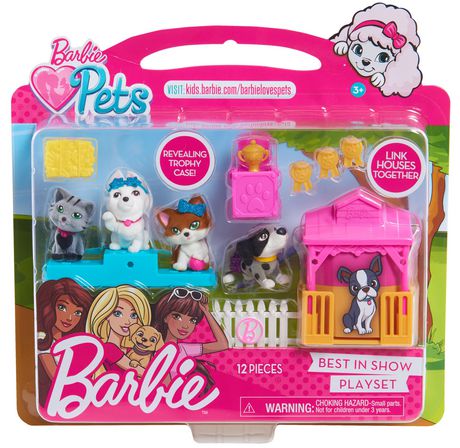 barbie dog show set