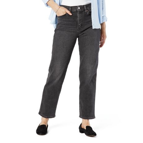 Signature by Levi Strauss & Co.® Women’s Heritage High Rise Straight Jeans, Available sizes: 2 - 18