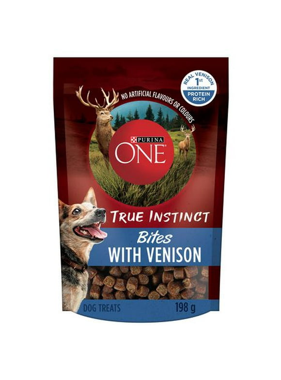 Purina ONE True Instinct Venison Bites, Dog Treats, 198-566 g