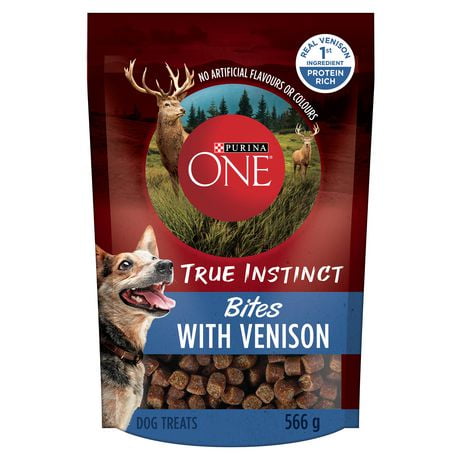 Purina ONE True Instinct Venison Bites, Dog Treats, 198-566 g