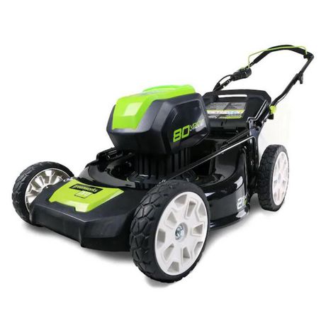 Greenworks PRO 21-Inch 80V Cordless Lawn Mower, 4.0 AH ...