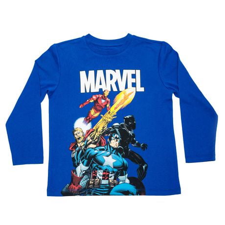 Marvel Boys Coming In Hot Long Sleeve T-Shirt