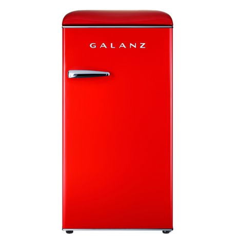 Galanz réfrigérateur rétro à porte unique 3.3 pi3 réfrigérateur rétro à porte unique 3.3 pi3