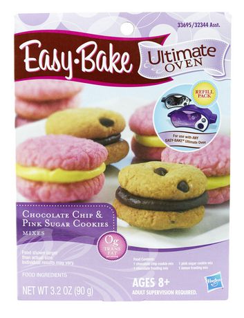Easy-Bake Ultimate Oven Chocolate Chip And Pink Sugar Cookies Refill ...
