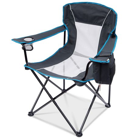 Indoor & Outdoor Ozark Trail Basic Maille Pliant Camp Chaise avec porte-gobelet 