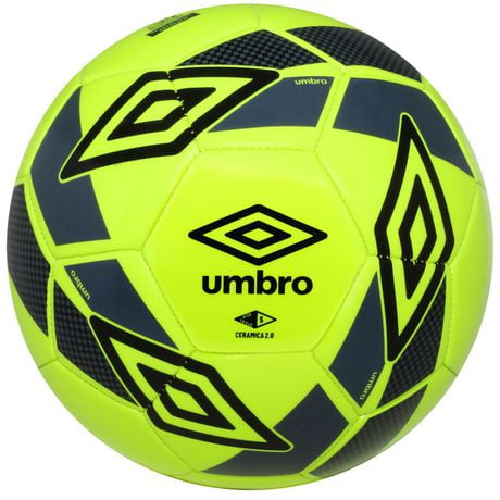 Umbro Ceramica Yellow Soccer Ball, Sizes 3, 4, and 5