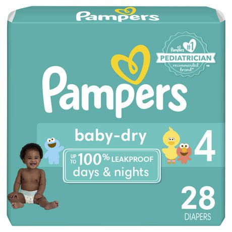 PAMPERS COUCHES BABY DRY - FORMAT JUMBO Tailles 1-6