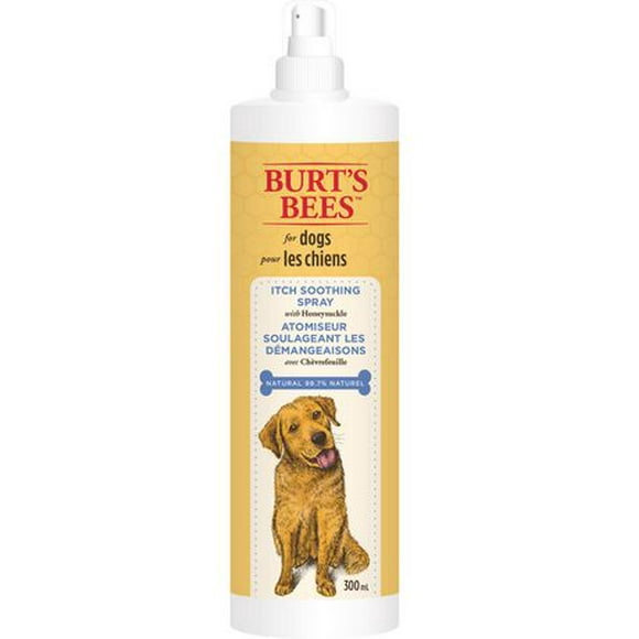Atomiseur soulageant les démangeaisons de Burt's Bees avec chèvrefeuille pour chiens 300 ml