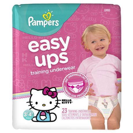 Pampers Easy Ups Training Underwear Girls, Jumbo Pack | Walmart Canada