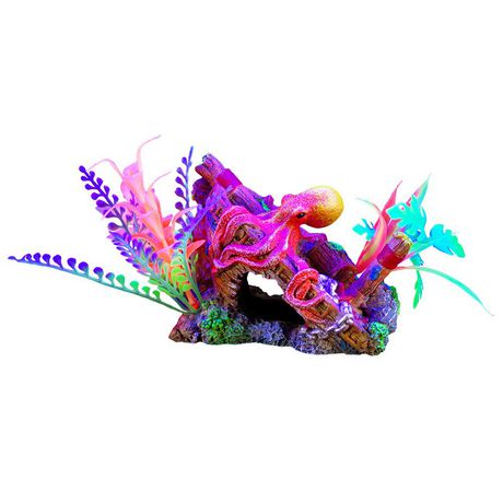 NOLITOY 2pcs Aquarium Landscaping Plant Ornament Purple Decor