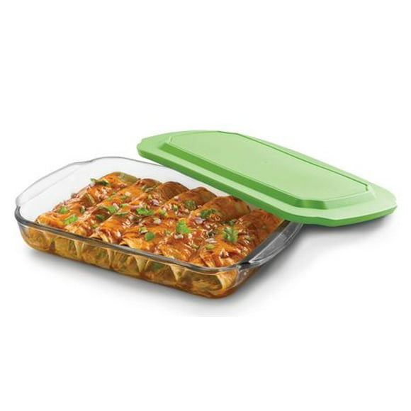 Plat de cuisson rectangulaire Avec Couvercle