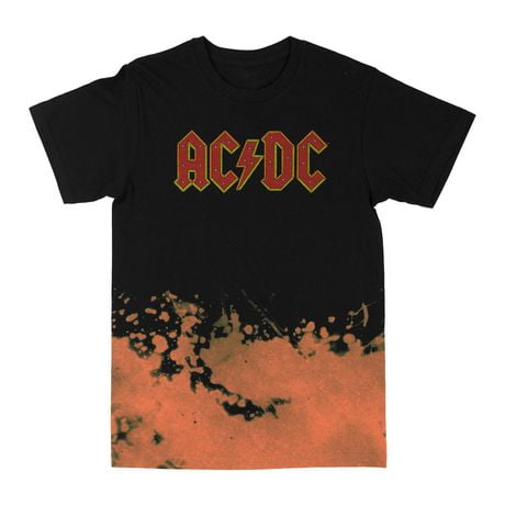 AC/DC Rock Band Music Logo with Bolts Black T-Shirt - Walmart.ca