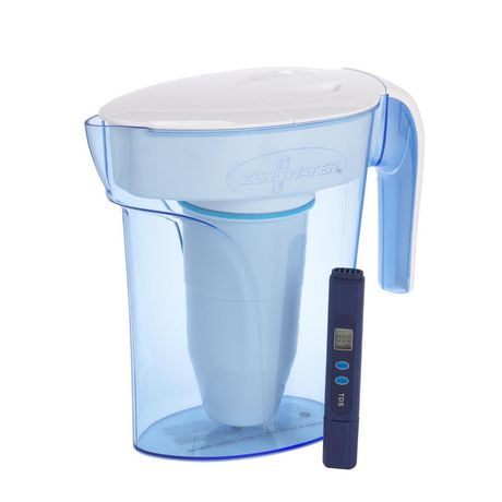 ZeroWater 7 Cup Ready Pour Water Filtration Pitcher, 7 Cup Capacity with Filter