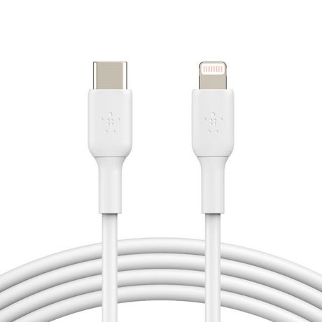Belkin BoostCharge Fast Charging USB C to Lightning Cable /1M - MFi  Certified 18W Power