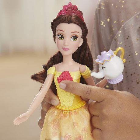 Disney Princess Shimmering Song Belle, Musical Fashion Doll, Toy with ...