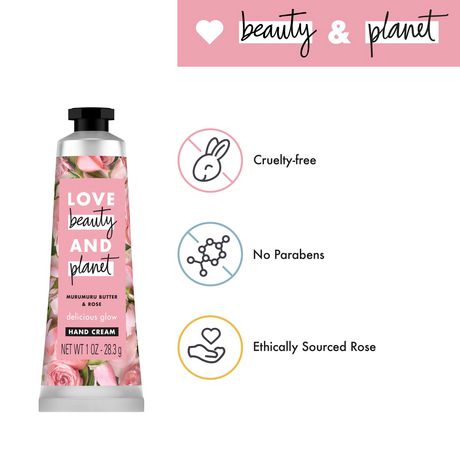 haak analyseren Beïnvloeden Love Beauty and Planet Muru Butter & Rose Oil Hand Cream | Walmart Canada