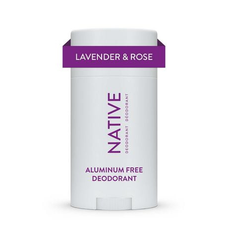 Native – Desodorisant sans aluminium, lavande et rose 75g