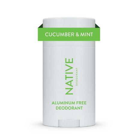 Native Natural Deodorant, Cucumber & Mint, Aluminum Free, 75 g