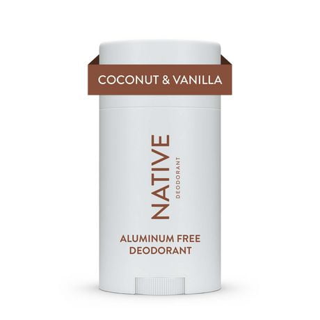 Native Natural Deodorant, Coconut & Vanilla, Aluminum Free, 75 g